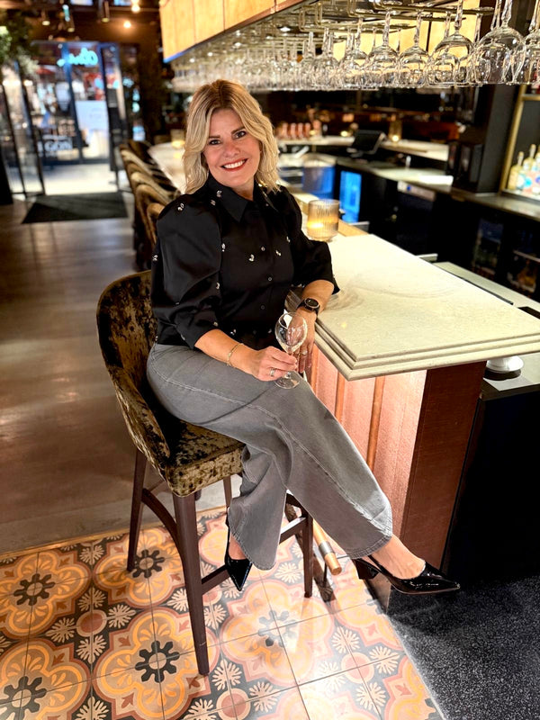 Philomena Blouse Sort