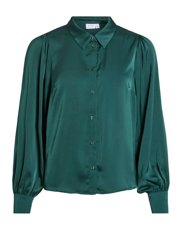 Vienna Ravenna Balloon Shirt Flaskegrønn