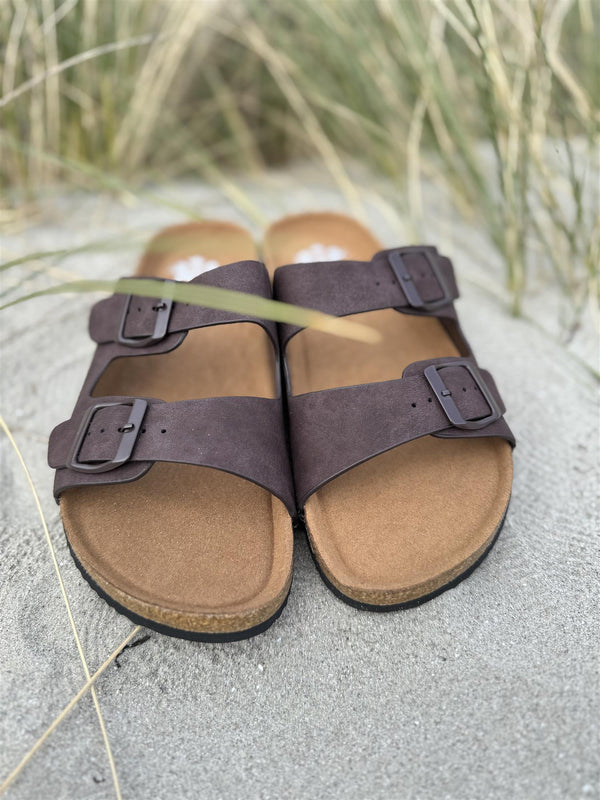 SANDALER Mørkebrun