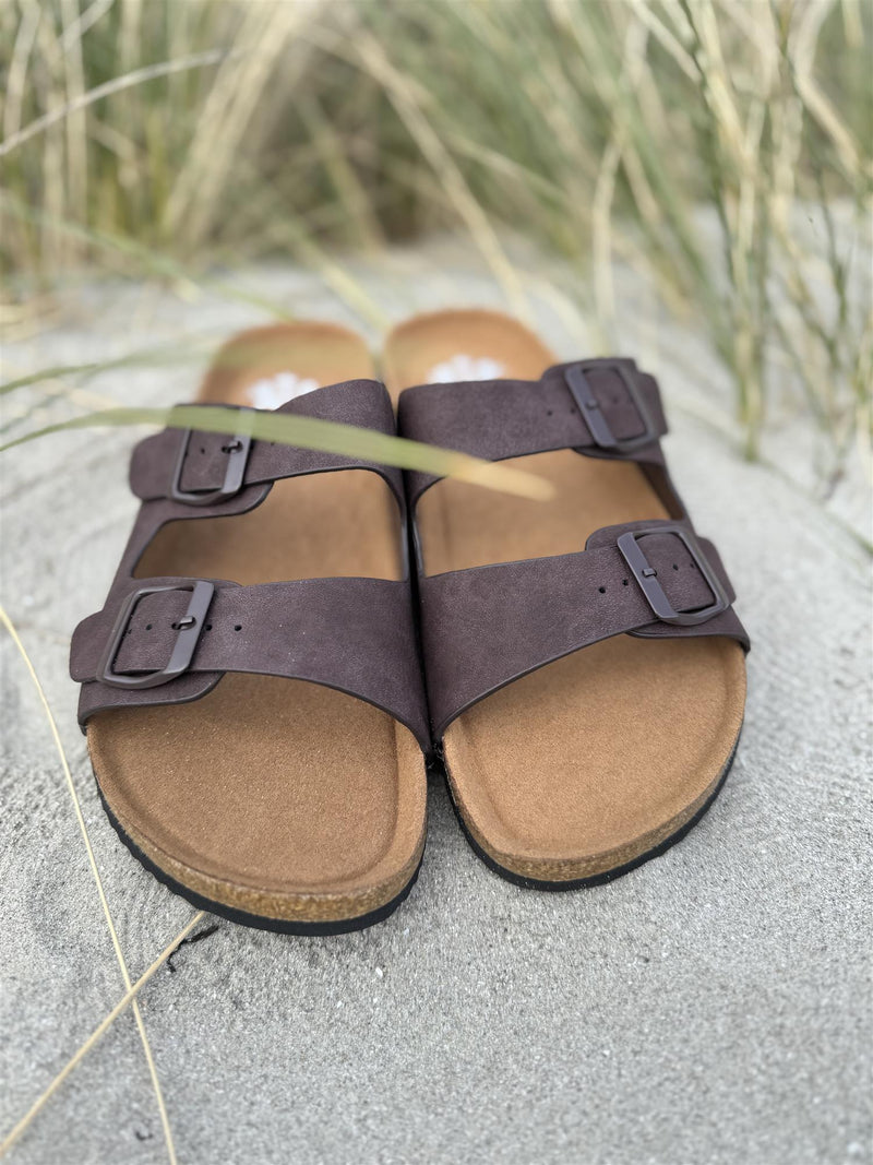 SANDALER Mørkebrun