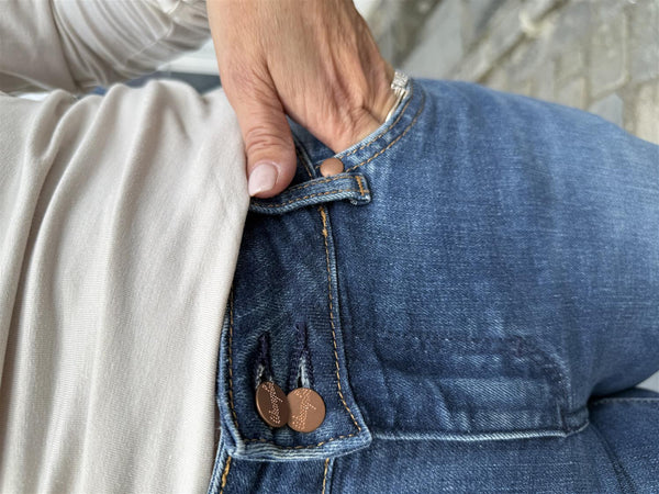 LOW RISE BOLD BOOT Jeansblå