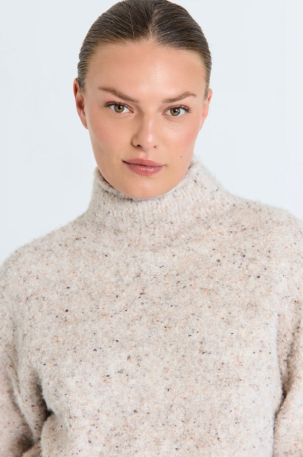 GRNEMES PULLOVER Beige Melert