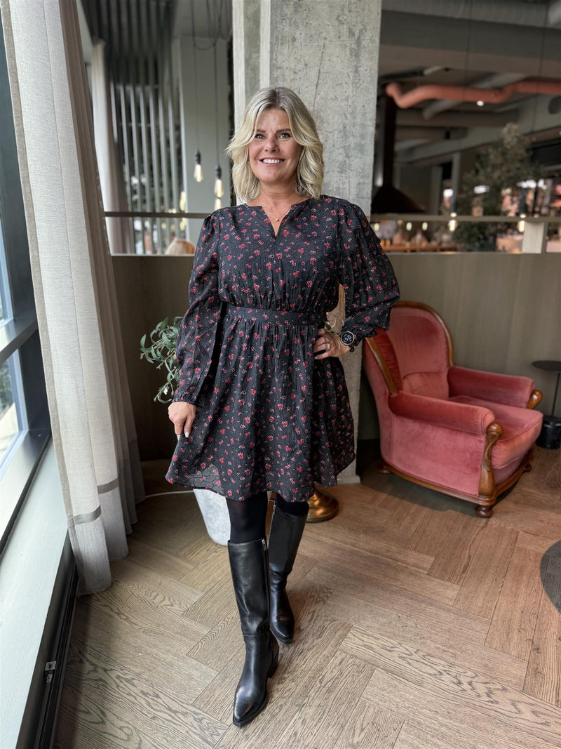 Nancy Dress Sort M. Blomster