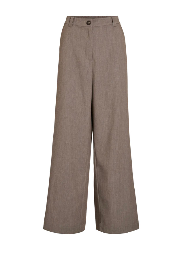 Viana hw wide pants Beige Melert