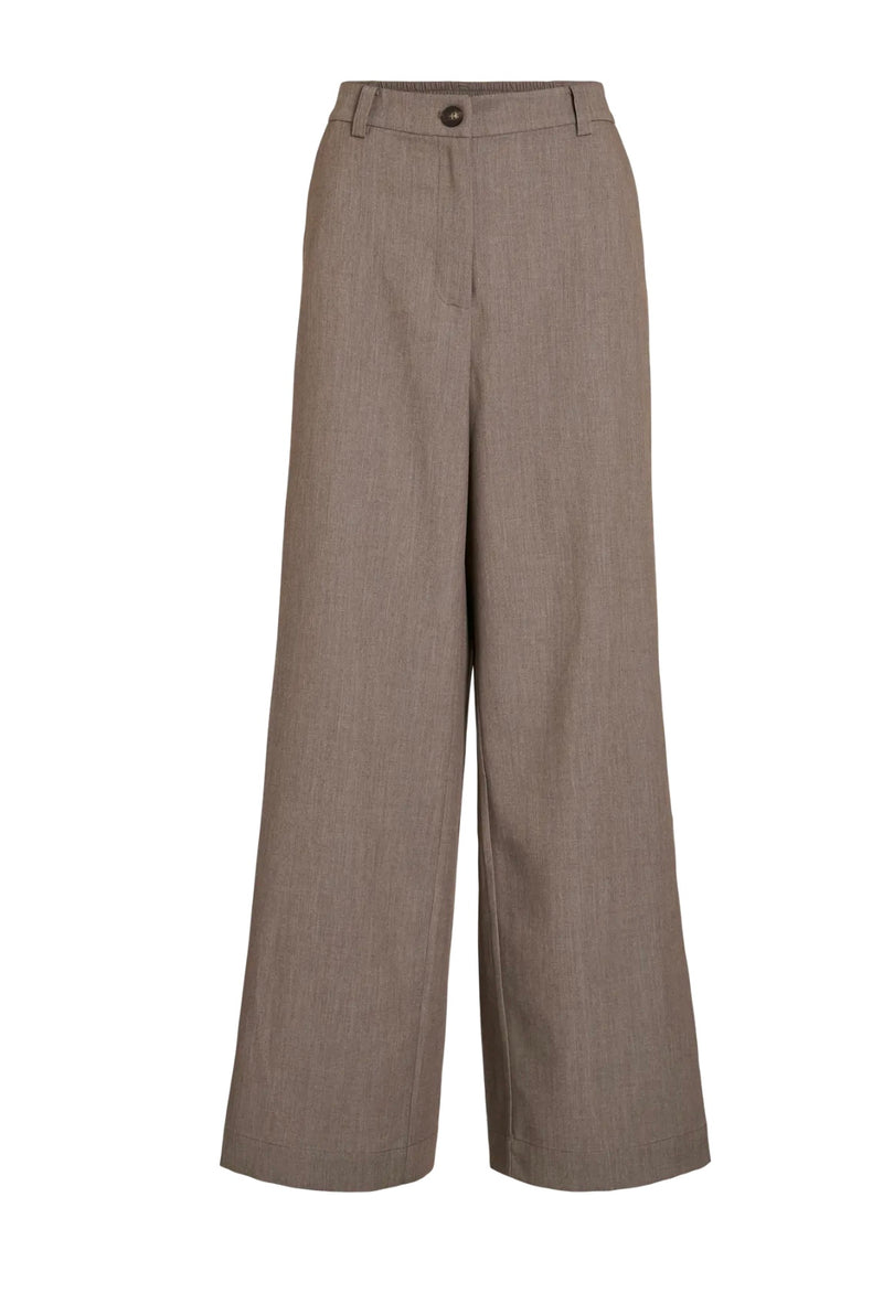 Viana hw wide pants Beige Melert