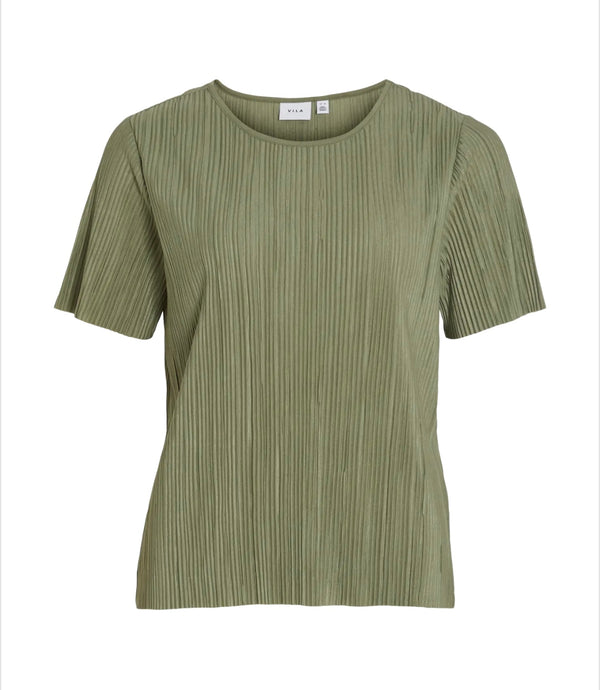 Viplisa O-neck Top Grønn