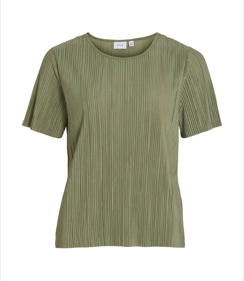 Viplisa O-neck Top Grønn