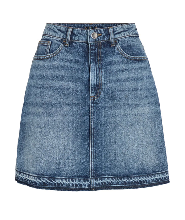 Vijaf hw short skirt msd Medium Jeansblå