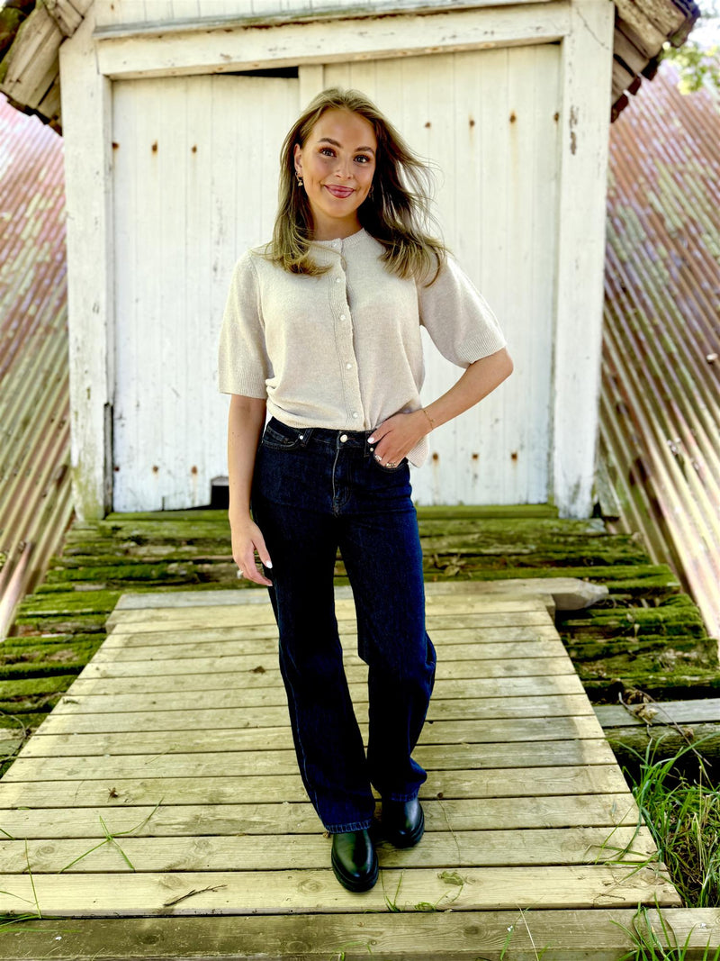 The Louis 139 High Wide Mørk Jeansblå