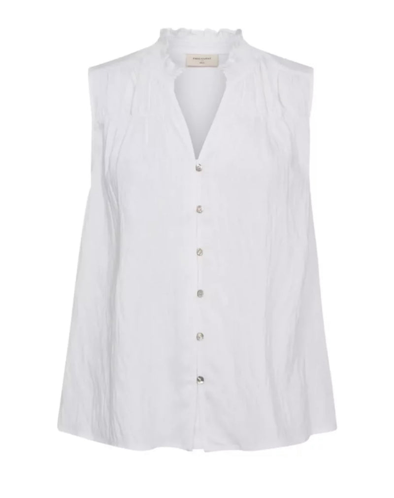 ALLY BLOUSE Hvit