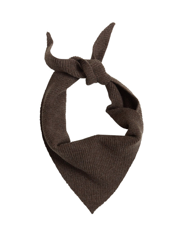 LOWEE SCARF Mørkebrun Melert