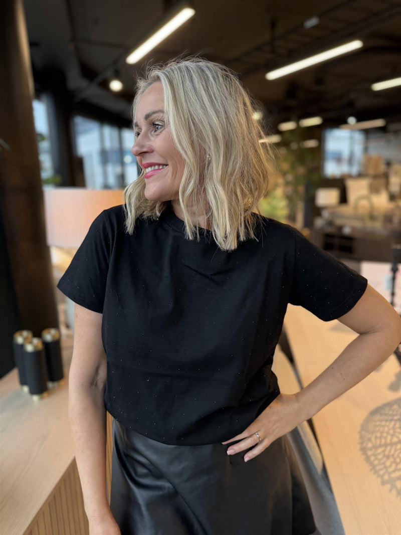 HANNEMW RHINESTONE Sort Med Bling