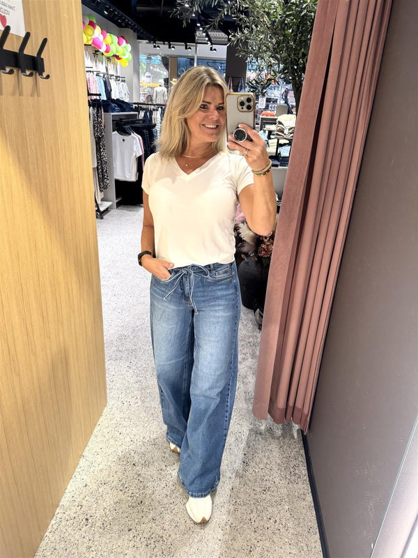 MW Karo mid x-wide Jeansblå