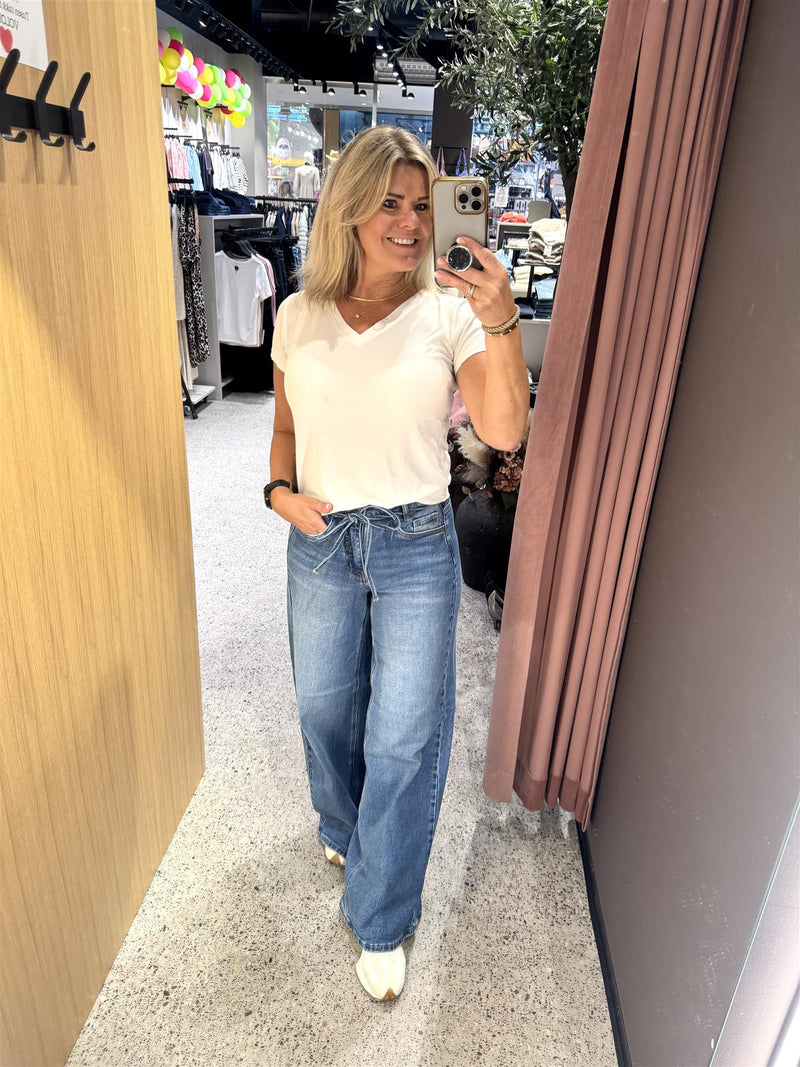 MW Karo mid x-wide Jeansblå