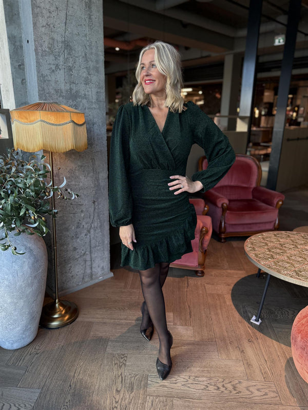 ALYSSA SPARKLE Mørkegrønn