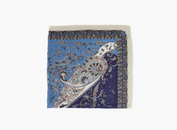 Manzini paisley Blå