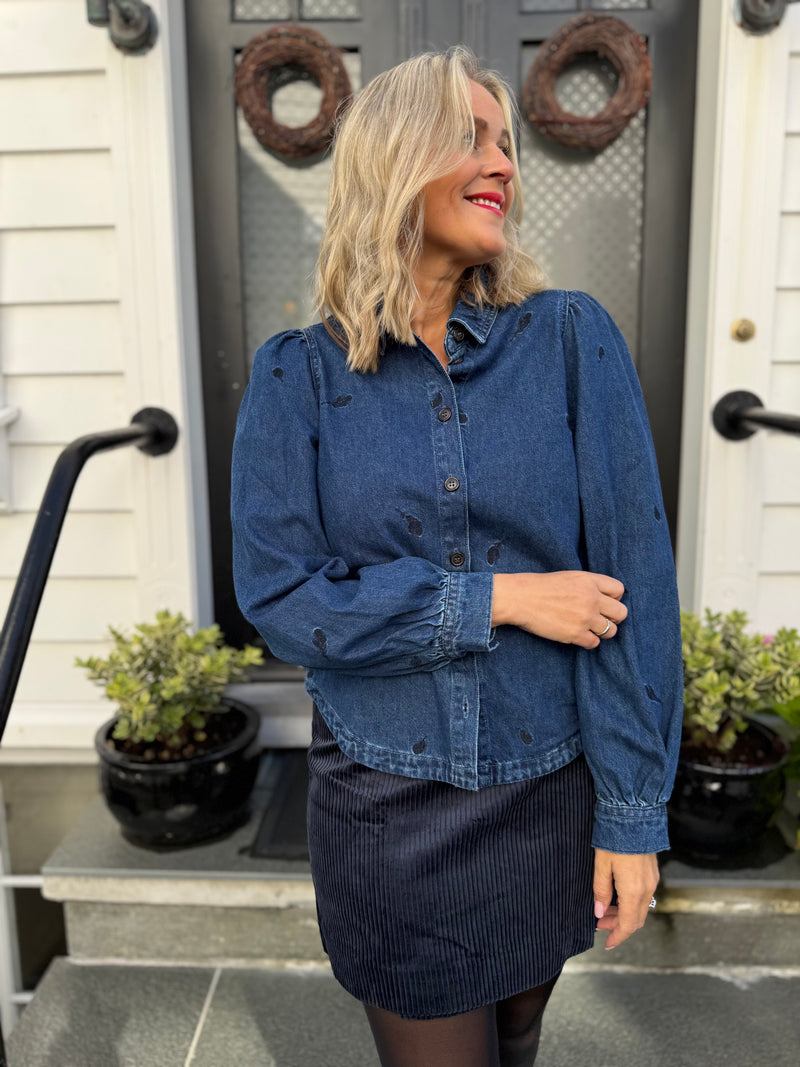 Frida Denim Shirt Medium Denim