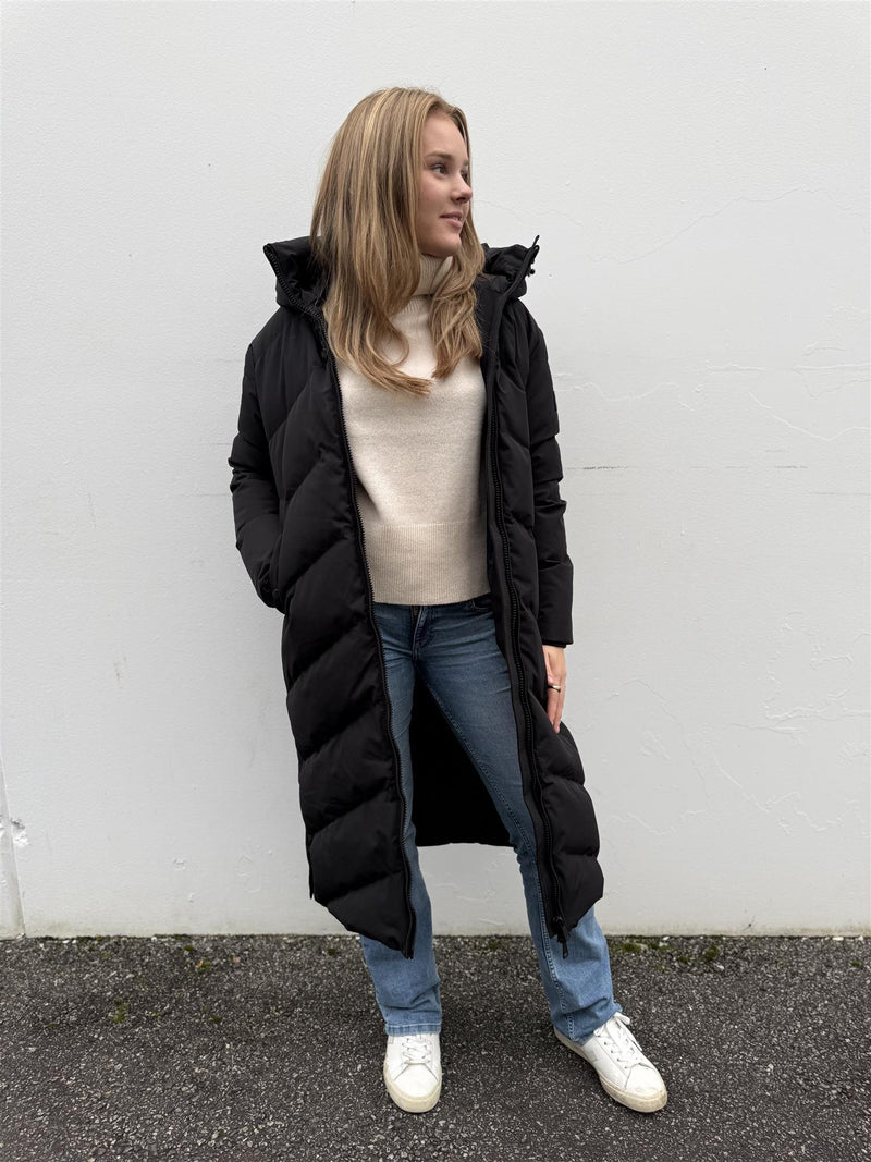 Vannucci Dun Jakke 721 Sort