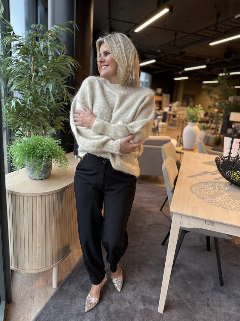 Salmia Pullover Lys Beige