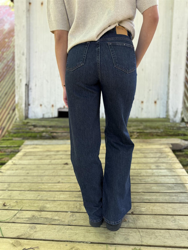 The Louis 139 High Wide Mørk Jeansblå