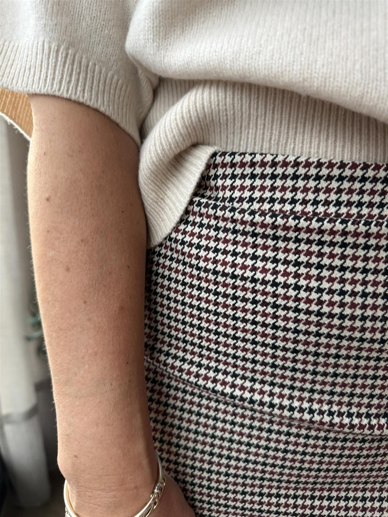 Enilla Skirt Brun M/Mønster