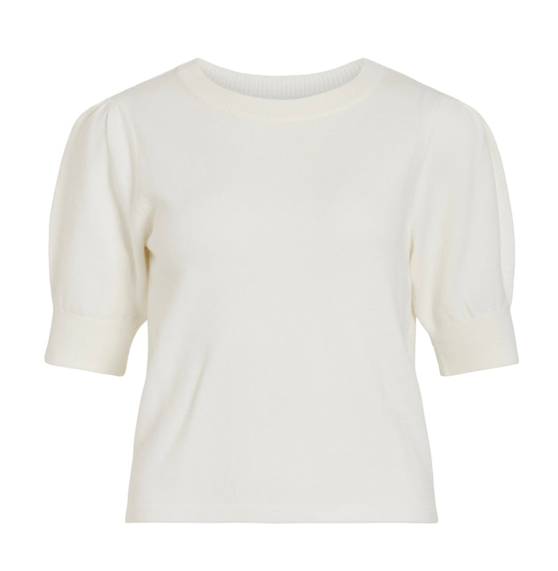 VIRIL 2/4 KNIT TOP Off-White