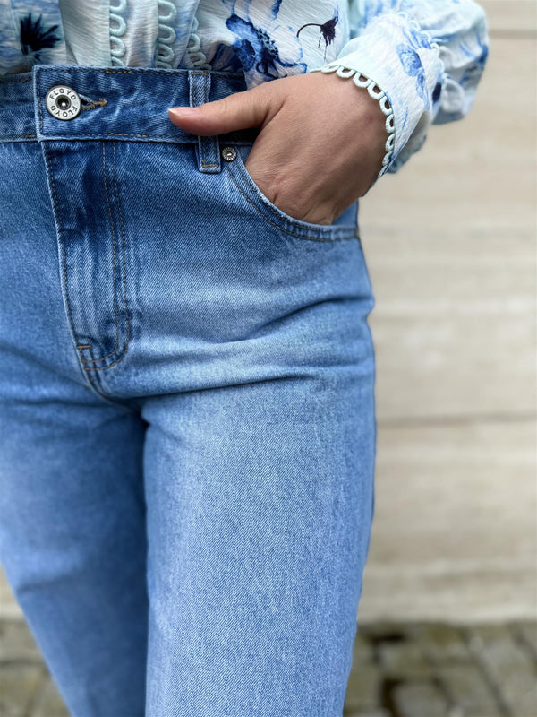 Alexa jeans Medium Jeansblå