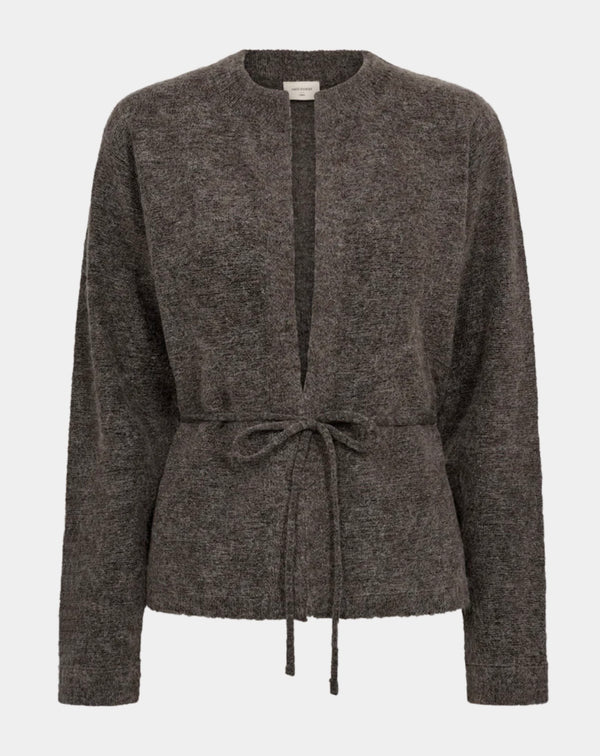 Moto cardigan Brun Melert