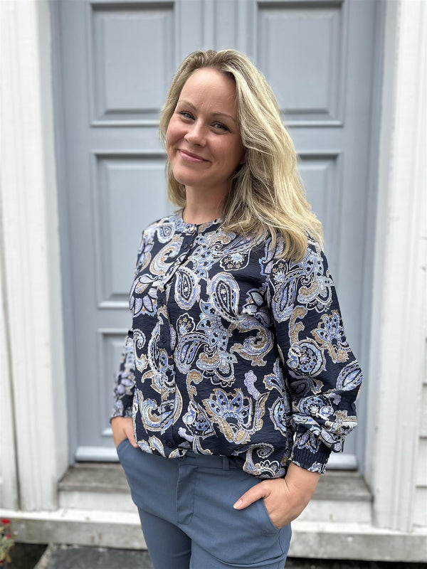 Madi Shirt Blå M. Mønster