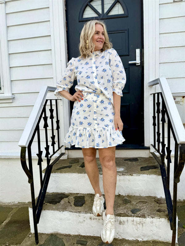 ELLA mia hw short skirt Offwhite M. Blomster