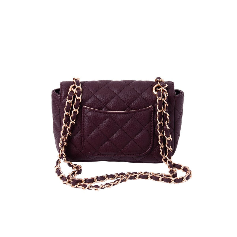 EVITA LITEN CLUTCH M/LENKE Bordeaux