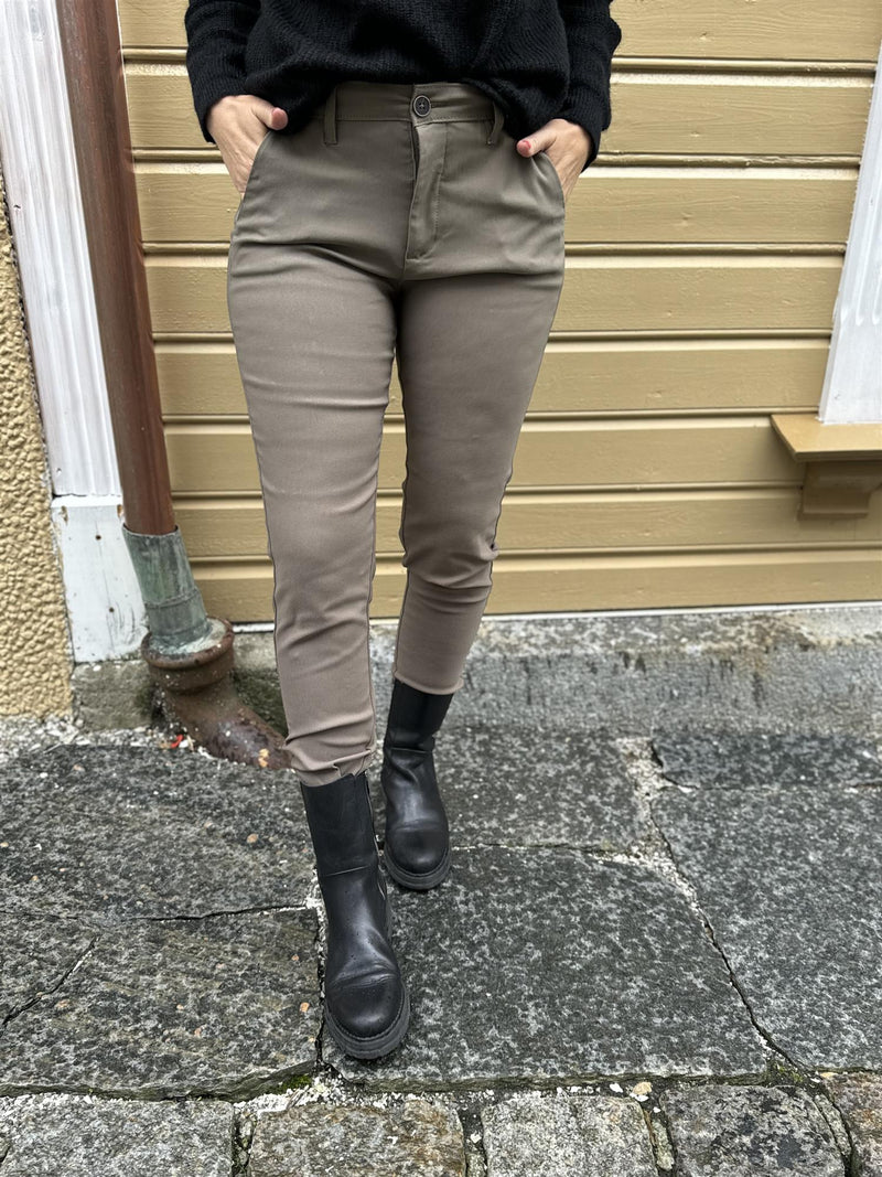 Rex-Ankle-Pa Mørk Beige