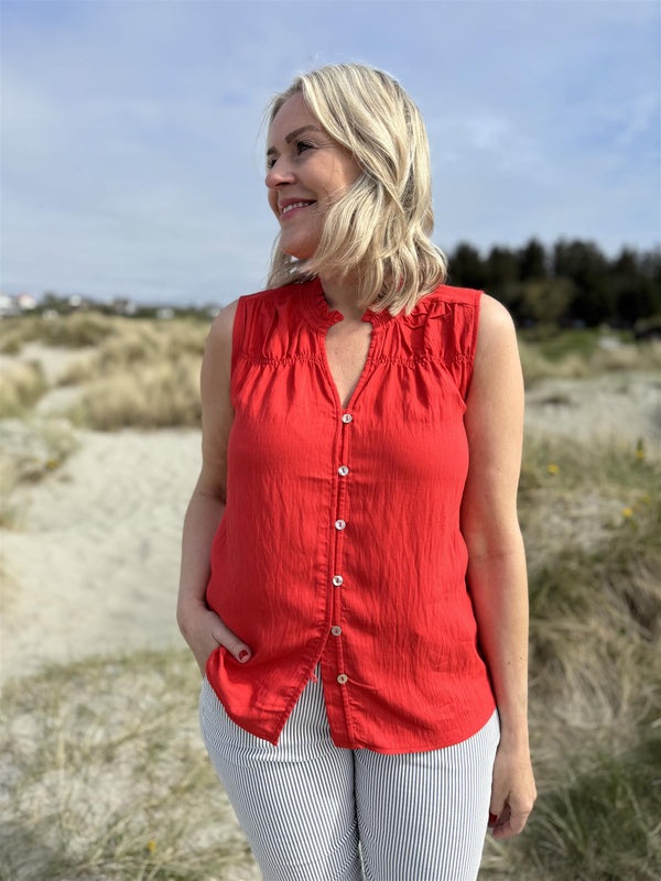 ALLY BLOUSE Oransje