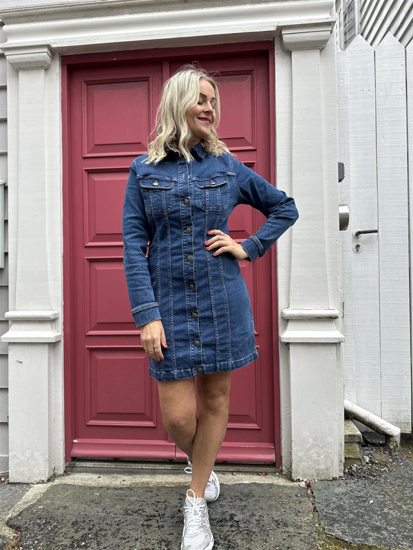 FOREVERFIT RIDER DRESS Medium Denim