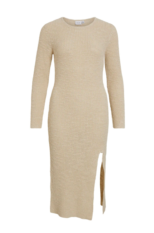 POCA LONG KNIT DRESS Sand Melert