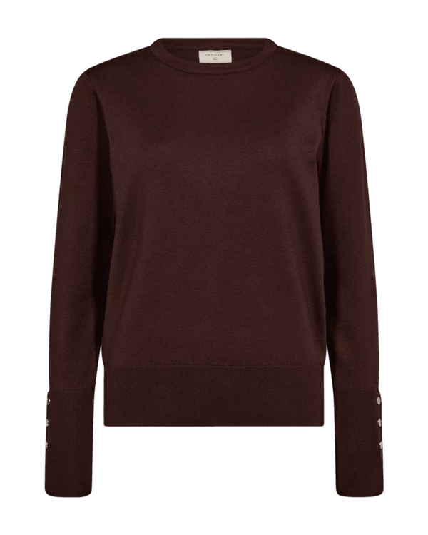 Katie-Pullover Mørkebrun