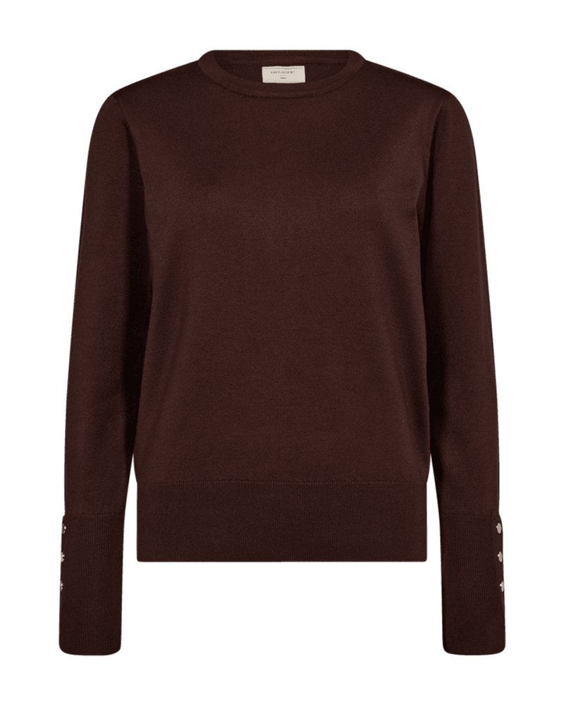 Katie-Pullover Mørkebrun