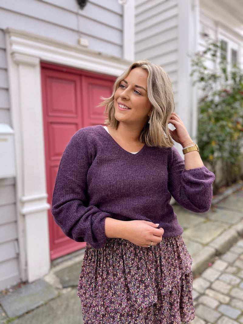 Tuesday V-Neck Lilla