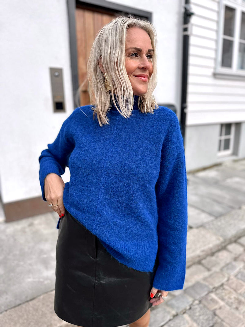 Yasnelloseam Knit Pullover Kongeblå