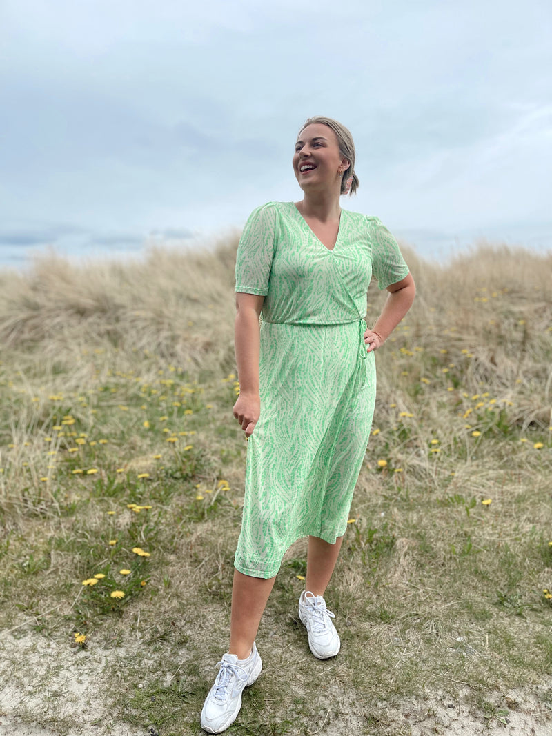Flow dress Limegrønn