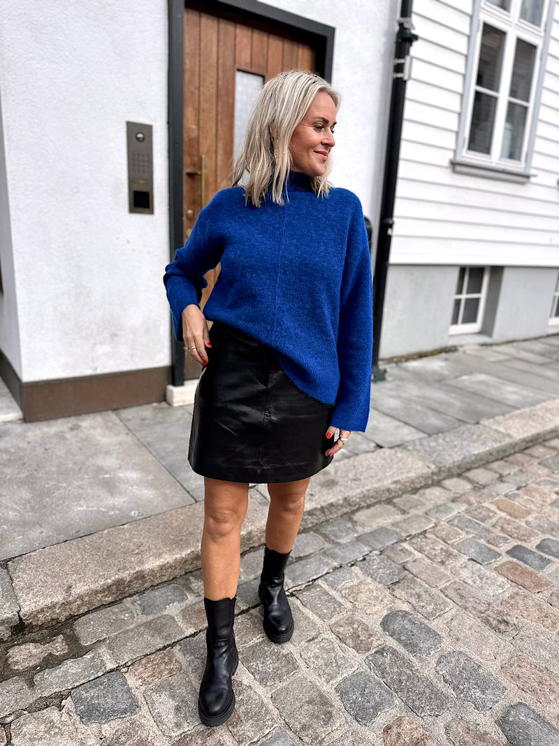 Yasnelloseam Knit Pullover Kongeblå