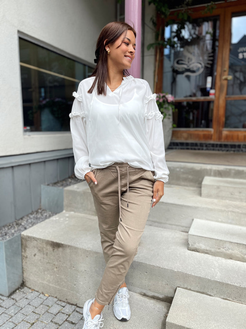 Kayena-Pant Brun Melert