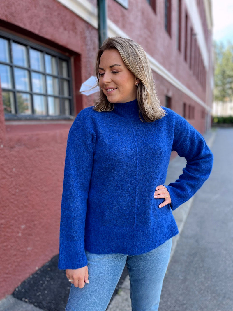Yasnelloseam Knit Pullover Kongeblå