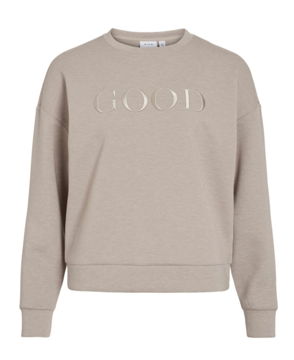 VIREFLECT SWEAT TOP Beige Melert