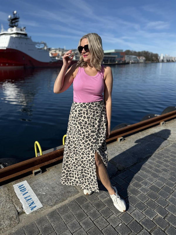 FQLavisco-skirt Leopard