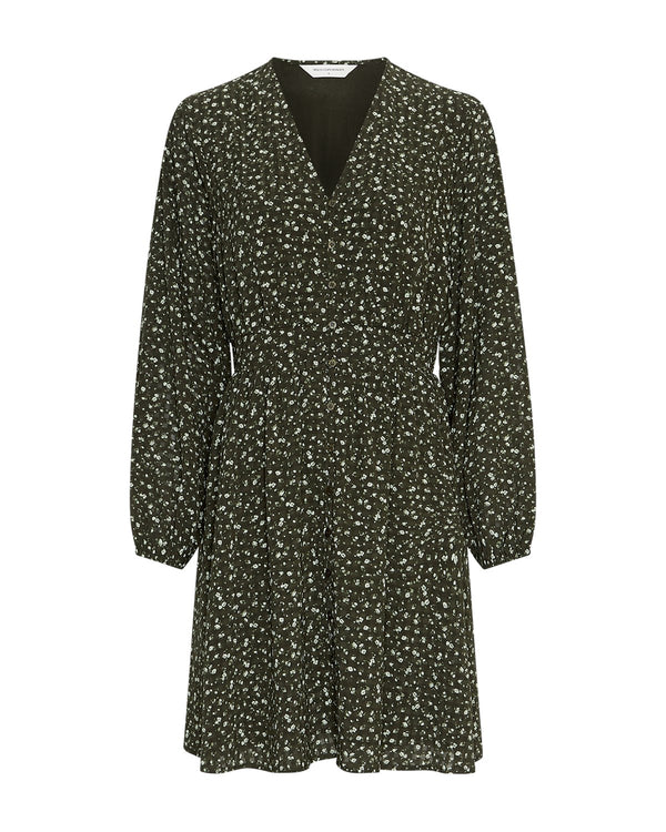 KAYLEN DRESS Olivengrønn