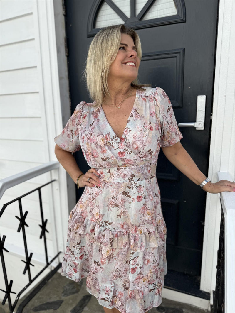 AMORA ROSE DRESS Multicolor (Rosa)