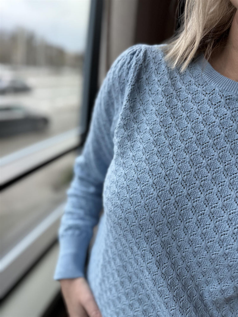 DODO-POINTELLE PULLOVER Lyseblå