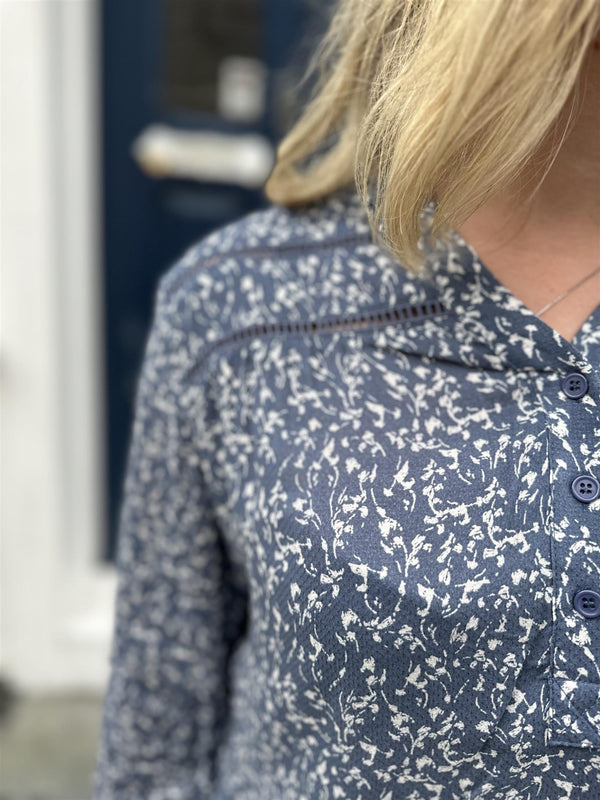 ADNEY BLOUSE Dueblå