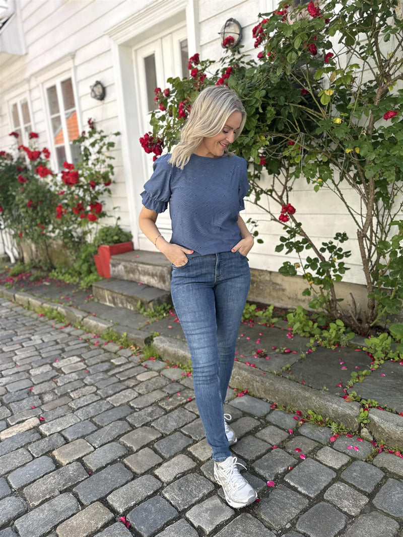 Visarah WU02 RW Skinny Jeans (32) Medium Jeansblå